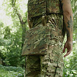 Тактичний Каремат-сидушка Kiborg 20mm Cordura Мультикам Каремат під балістичний пакет, фото 9