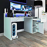 Комп'ютерний стіл Комбо NEW Білий, фото 2