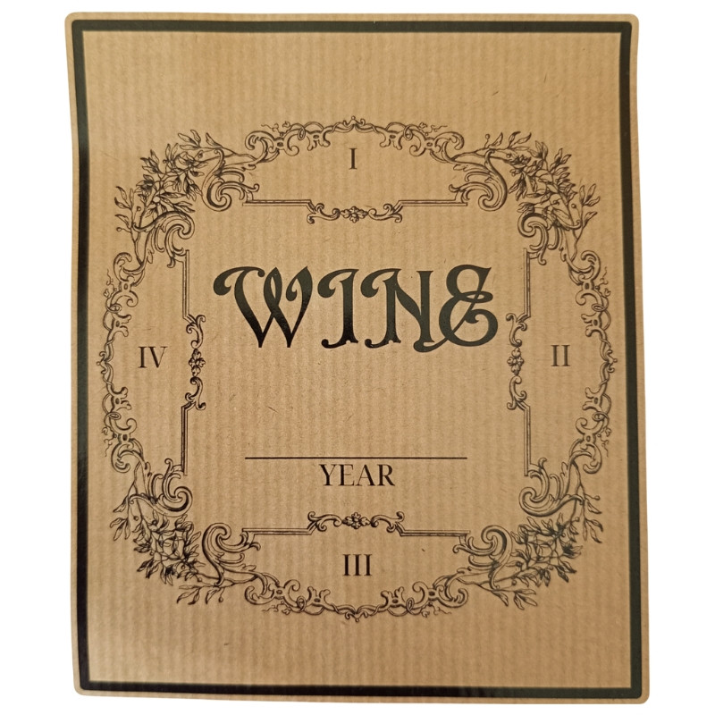 Наклейка етикетка на пляшку 117x100 мм, фото 1