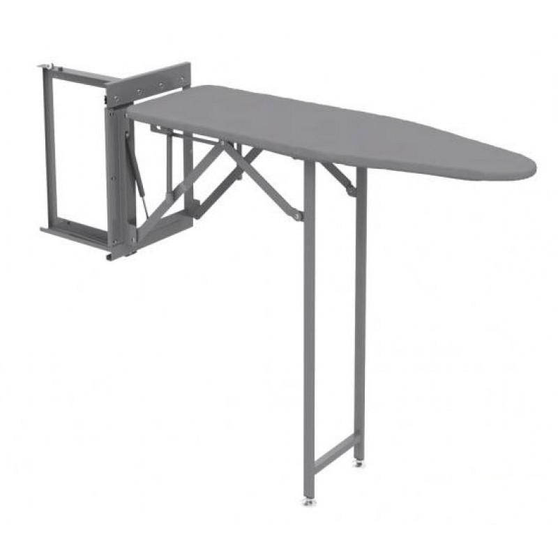 Дошка прасувальна STARAX висувна СІРА 160мм (150/340/1480) кріпл ліве, S-6611-G, фото 1