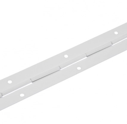 Петля рояльна Milax L-1750 біла, фото 1