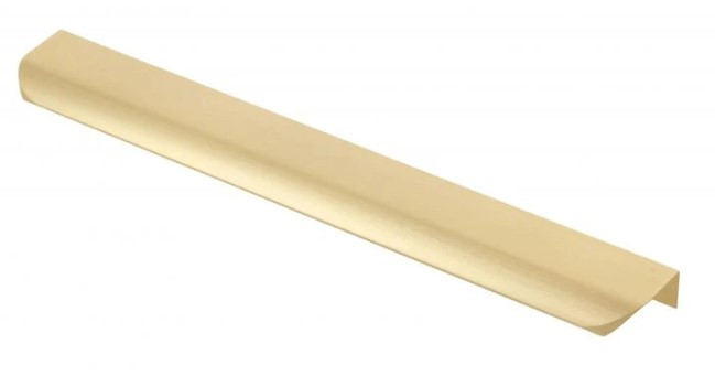 Ручка алюмінієва HEXA C=256 Світле брашироване золото, фото 1