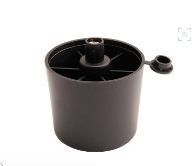 Опора з регулюванням напівкругла GIFF Н=50 чорна (20), фото 1