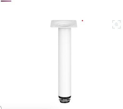 Опора з регулюванням циліндрична GIFF Round-А 30/200 білий, фото 1