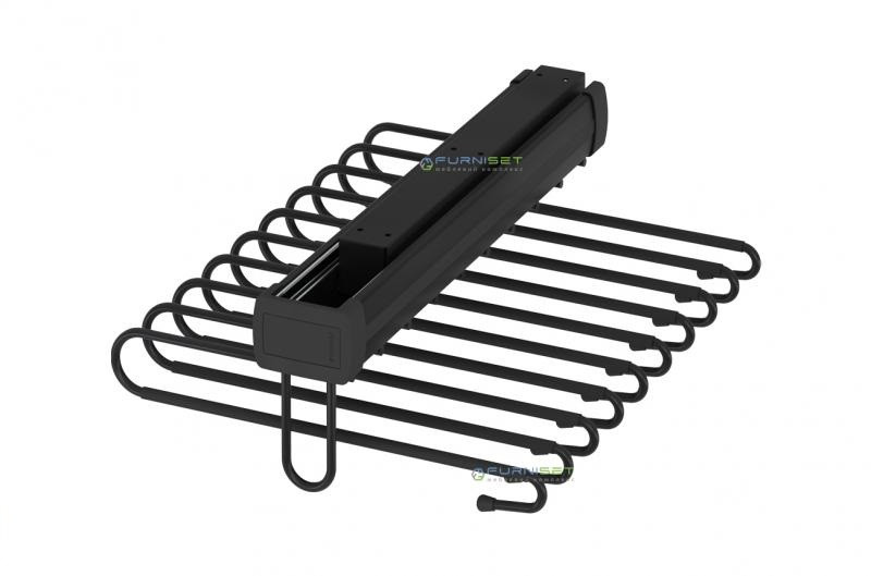 Брючниця STARAX висувна верхня Антрацит  360-460х150 S-6722-A, фото 1