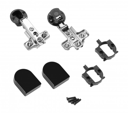 114 Завіс GTV для скла 26 мм накладний з єврошурупом заглушка овал. хром, фото 1