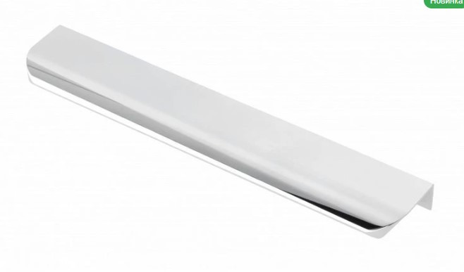 Ручка алюмінієва HEXA C=192 Хром, фото 1