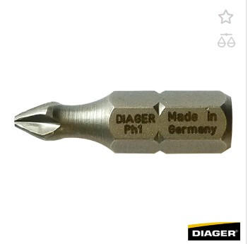 Біта DIAGER РН1, 25мм, фото 1