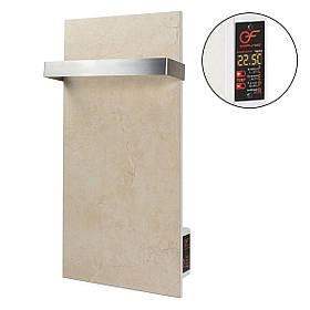 Керамічна рушникосушка Flyme 250TW з однією ручкою (колір бежевий мармур)