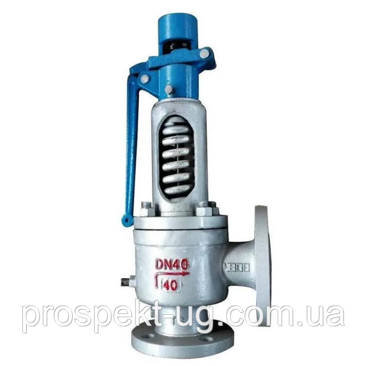 Клапан 17с6нж Ду80 ру16 СППК-4Р запобіжний сталевий пружинний фланцевий із підривом, фото 1