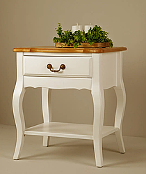 Приліжкова тумба "Моне" з натурального дерева Blum