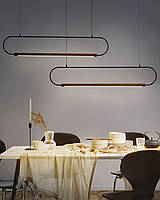 Підвісний світильник LOGONE із металу чорного кольору