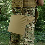 Універсальний Каремат-сидушка (36х27х20 см) Kiborg Cordura Coyote Каремат під балістичний пакет, фото 9