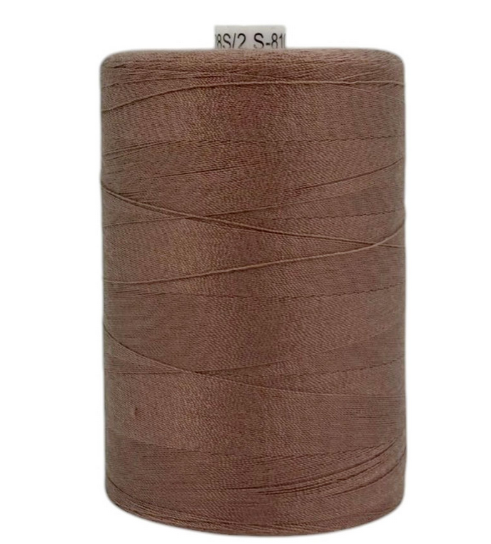 Армована нитка 28/2 колір 810 бежевий темний (боб 2500)