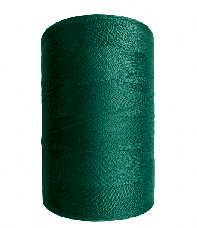 Армована нитка 28/2 колір S-869 зелений темний (боб 2500м) NITEX