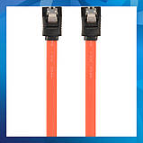 Кабель передачи данных Cablexpert (CC-SATAM-DATA-0.3M) SATAIII-SATAIII, 30см, фото 2