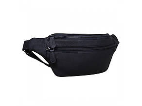 Сумка чоловіча зручна можна носити на поясі та через плече з зернистої натуральної шкіри