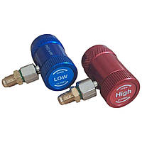 Заправна муфта HFO-1234y комплект (M12x1.5+adaptorM12X1.5+1/4"SAE)