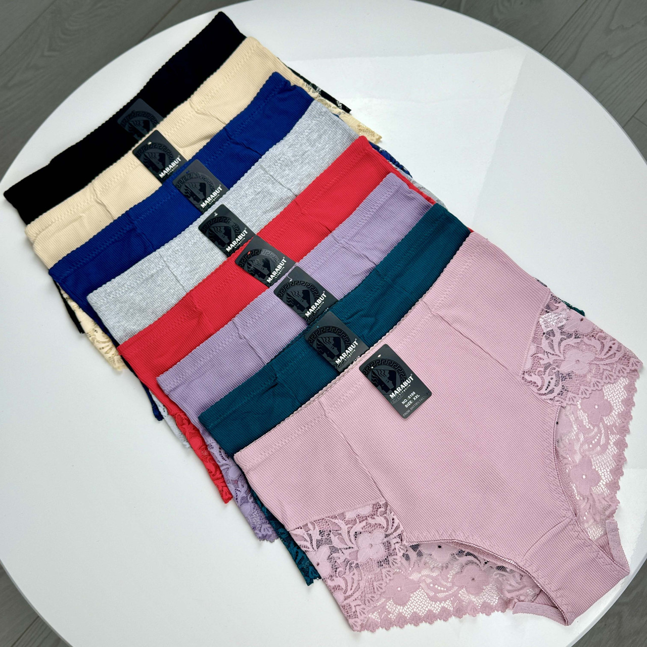 Жіночі бавовняні трусики #5100  Marabut (Anttifu) МІКС, фото 1