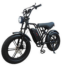 Електровелосипед фет байк E-Kam  20" 1000W 19Ah PAS Чорний модель 2026р