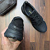 Чоловічі шкіряні кросівки (натуральна шкіра) чорні демісезонні для чоловіків на весну осінь, розміри 40-45, фото 5