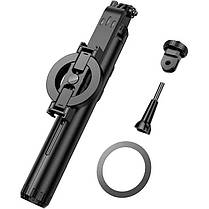 Селфі-монопод Hoco K25 Sherkhan Magnetic Aluminum Alloy Live Broadcast Holder Black, фото 3
