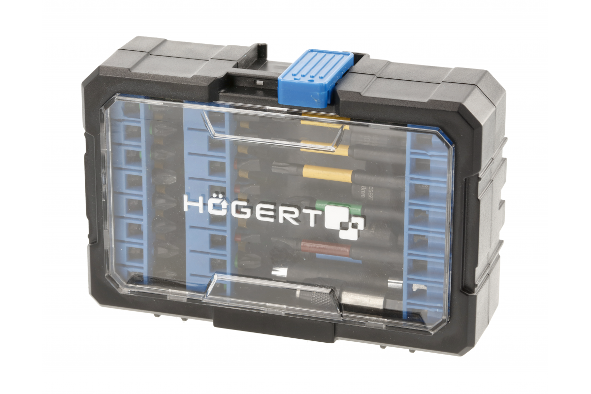 Набір ударних біт Hogert з 43 предметів для шуруповерта та дриля (HT1S800), фото 1