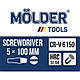 Отвертка шлицевая Molder, SL5x100mm (12шт/уп), фото 2