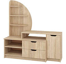 Тумба під телевізор Шератон 1260х1200х420мм Алекса-СМ, фото 5