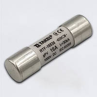 Плавкая вставка предохранителя RTF 10х38 16А 1000V DC 30kA TAKEL