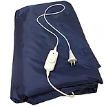 Електроковдра Shine EKB-2-220 з терморегулятором, 180x180 см, синє, фото 2