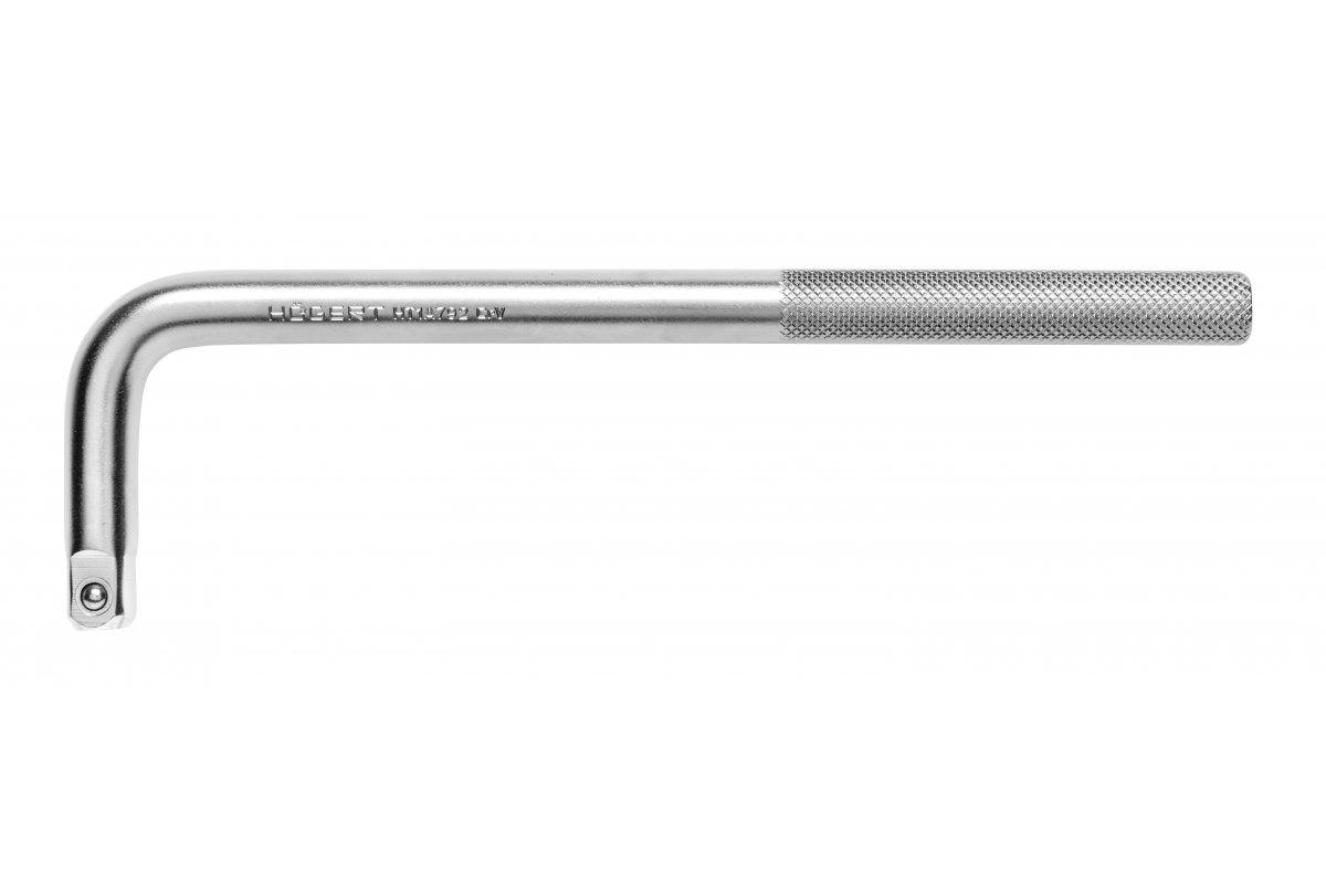 Вороток Г-подібної форми Hogert CrV 1/2 дюйма 250 мм для гайкових головок (HT1A792), фото 1