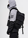 Рюкзак із рипстопа Панцир чорний, фото 2