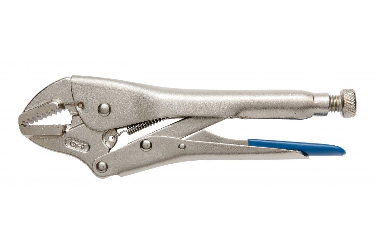 Затискні кліщі з прямими губками 250 мм Hogert артикул HT1P382, фото 1