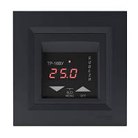 Терморегулятор сенсорний Rubezh ТР-16ВУ Антрацит