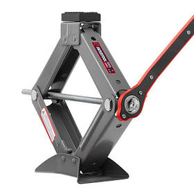 Домкрат ромбовий з гумовим упором INTERTOOL GT0185 2т 110-400 мм механічний підйомник