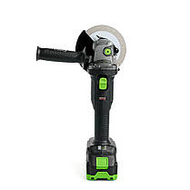 Потужна кутова безщіткова шліфмашина FELSO GC2040BL : з АКБ 20V 4 Ah+ЗП, диск 125 мм, фото 4