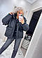 Зимова об'ємна куртка пуховик на блискавці з великим капюшоном коротка (р. 42-52) 65KU1293, фото 9
