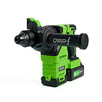 Потужний акумуляторний перфоратор FELSO BH2040BL : з АКБ 1 шт-20V х 4.0Аh + ЗП, 2.8 Дж, фото 3