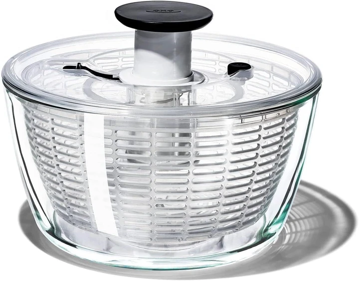 Сушка для зелені, овочів та фруктів OXO Good Grips Glass Salad Spinner (11262700), фото 1