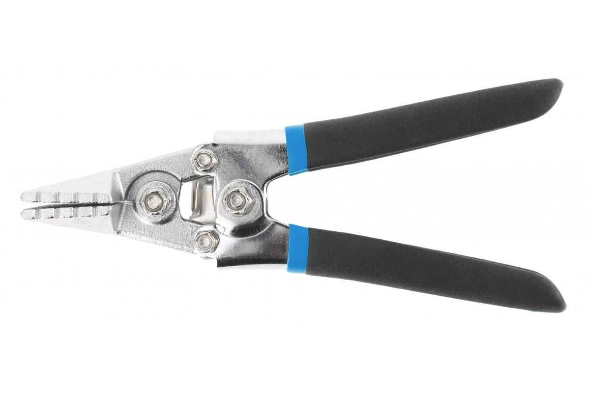 Прямі кліщі для гнуття листового металу Hogert 80х35 мм для профілів (HT1P393), фото 1