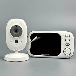 Відеоняня Baby Monitor ABM600 720P, 2000mAh, 2.4ГГц з функцією нічного бачення Білий 58791