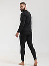 Комплект термобілизни чоловічий (кофта, штани) S - Чорний, фото 3