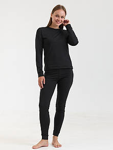Комплект термобілизни жіночий (кофта, штани) XS - Чорний