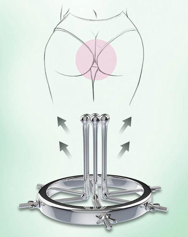 Анальний розширювач з медичної сталі, фото 1