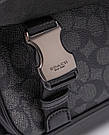 🦁 Coach Racer Messenger Bag In Signature Canvas 28 х 21 х 12 см, фото 4