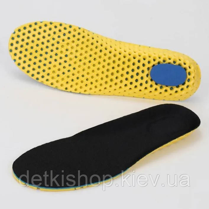 Устілки анатомічні з амортизацією DS чорні розмір 43, фото 1