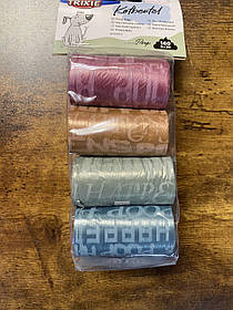 Одноразові пакети для прибирання за собаками (8 рулонів по 20 шт.)