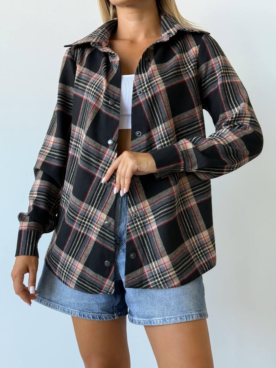 Жіноча Сорочка Фланель 42-44, 46-48, 50-52 (імм 450), фото 1