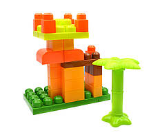 Конструктор блоковий із великими деталями Полігон, 34 деталі